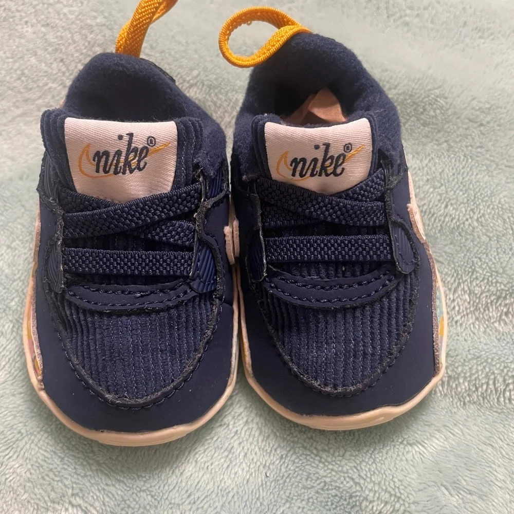 Nike Max 90 Crib SE (CB) in the Midnight Navy/White colorway infant size 1c - Picture 2 of 8